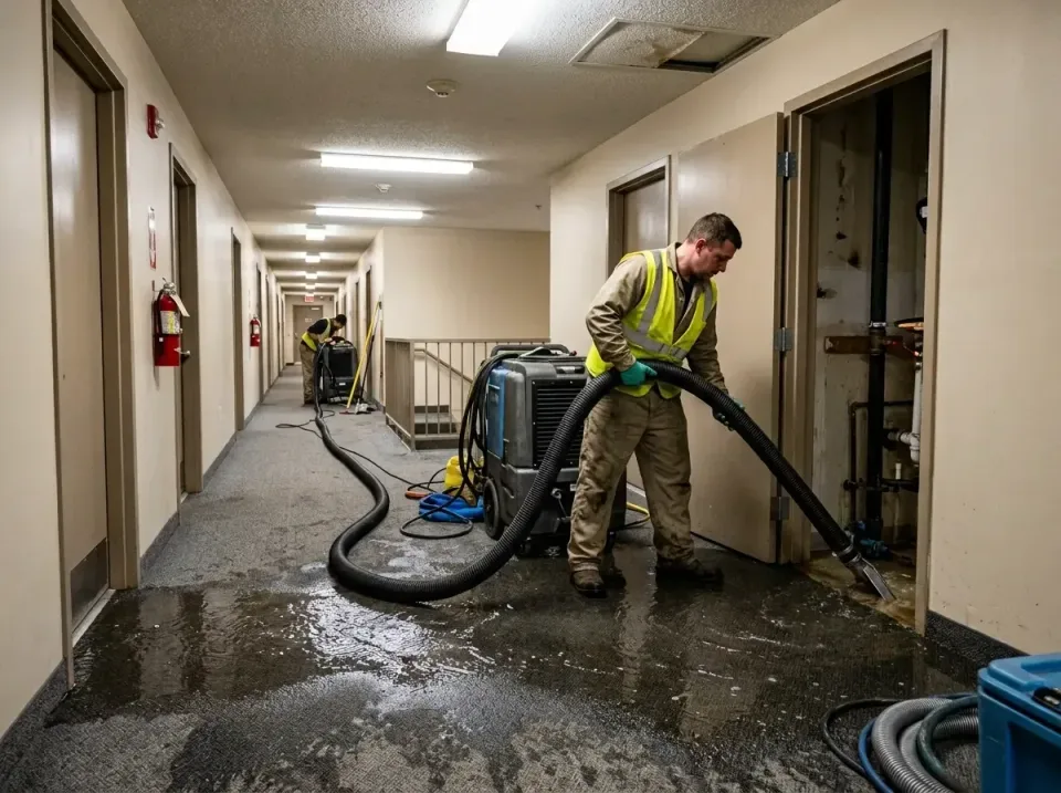 multi-unit-apartment-hallway-f-005 — frequently asked questions, Emergency Burst Pipe Water Extraction & Removal in Middlesb…